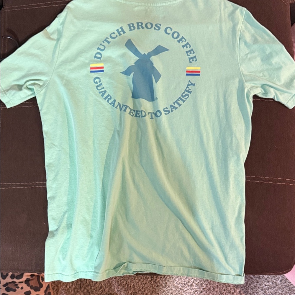 Dutch Bros Light Green Short Sleeve Tee
